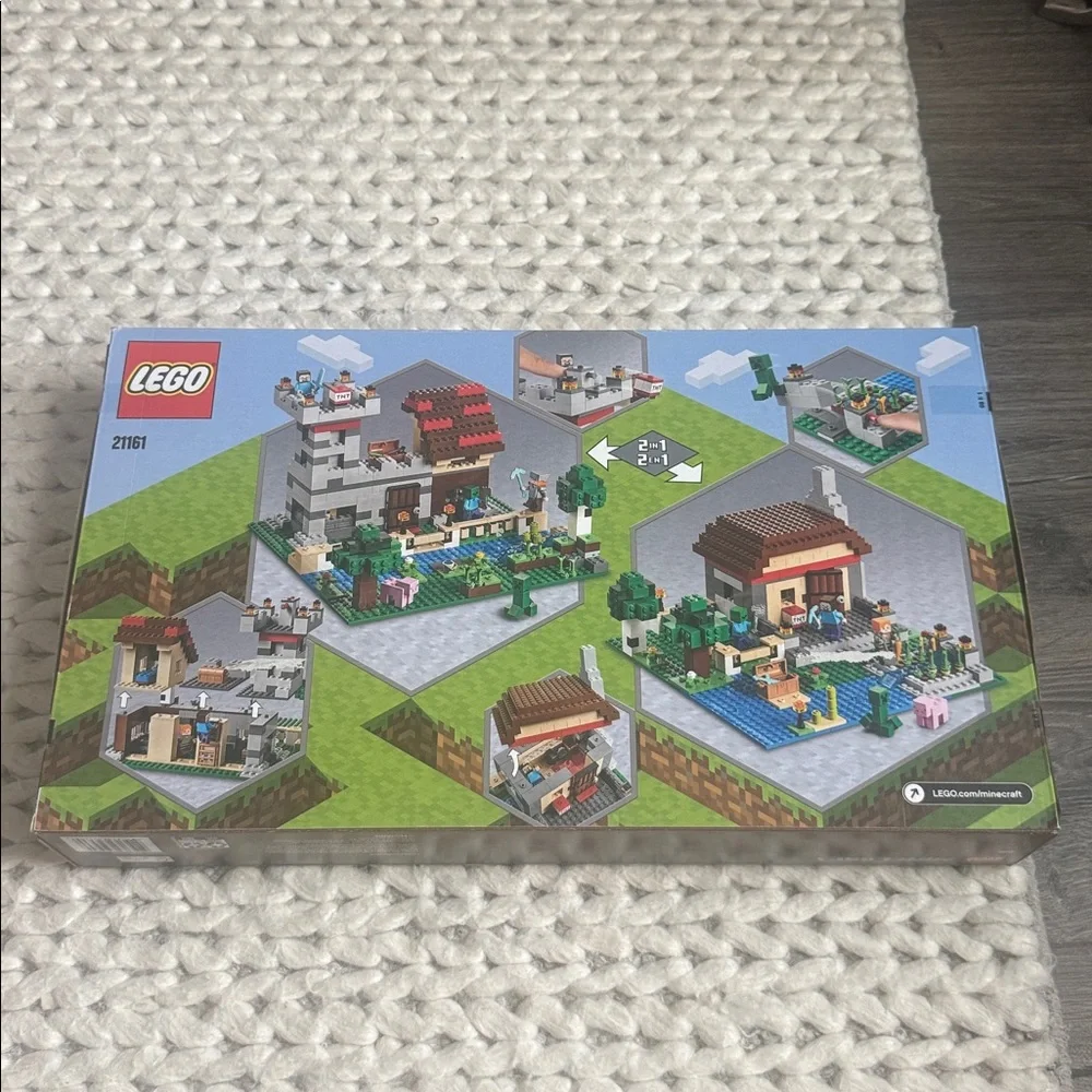 LEGO Minecraft The Crafting Box 3.0 Set 21161 New Sealed 564 Pieces